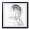 ArtToFrames 28x28" Matted Picture Frame with 24x24" Single Mat Photo Opening Framed in 1.25" Black and 2" Mat (FWM-3926-28x28)